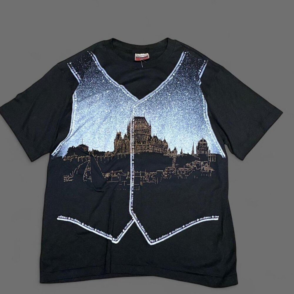 90 S Quebec Canada Cityscape Tee